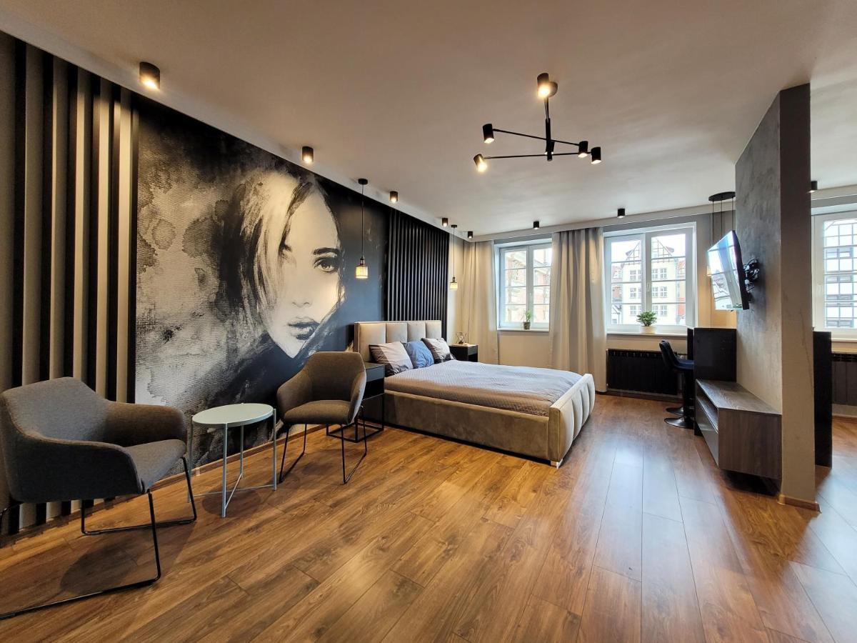 Apartament Stare Miasto Gdansk Z Widokiem Na Motlawe Екстериор снимка