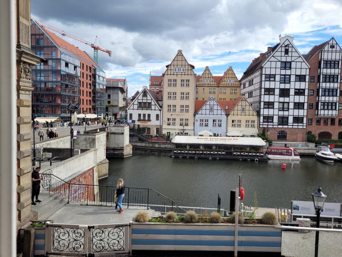 Apartament Stare Miasto Gdansk Z Widokiem Na Motlawe Екстериор снимка