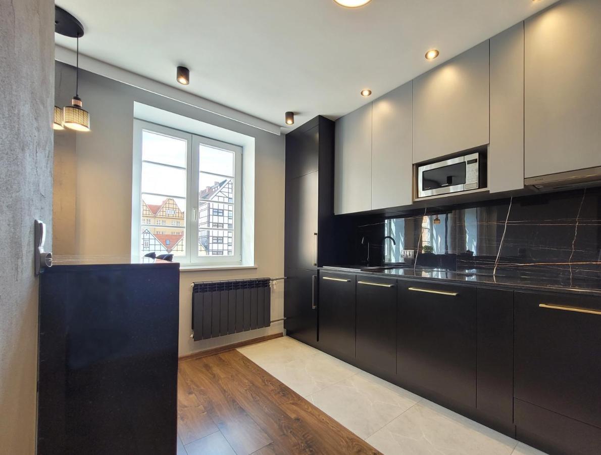 Apartament Stare Miasto Gdansk Z Widokiem Na Motlawe Екстериор снимка
